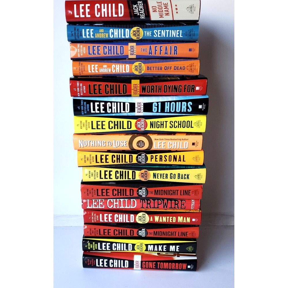 Lot of 16 Lee Child Jack Reacher Series HC & DJ All 1st Editions 1st Printing VG